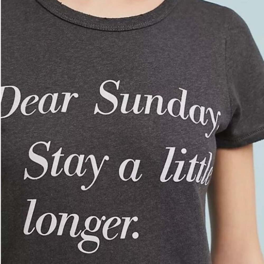 Anthropologie (Junk Food) Dear Sunday Graphic Tee (XS)
